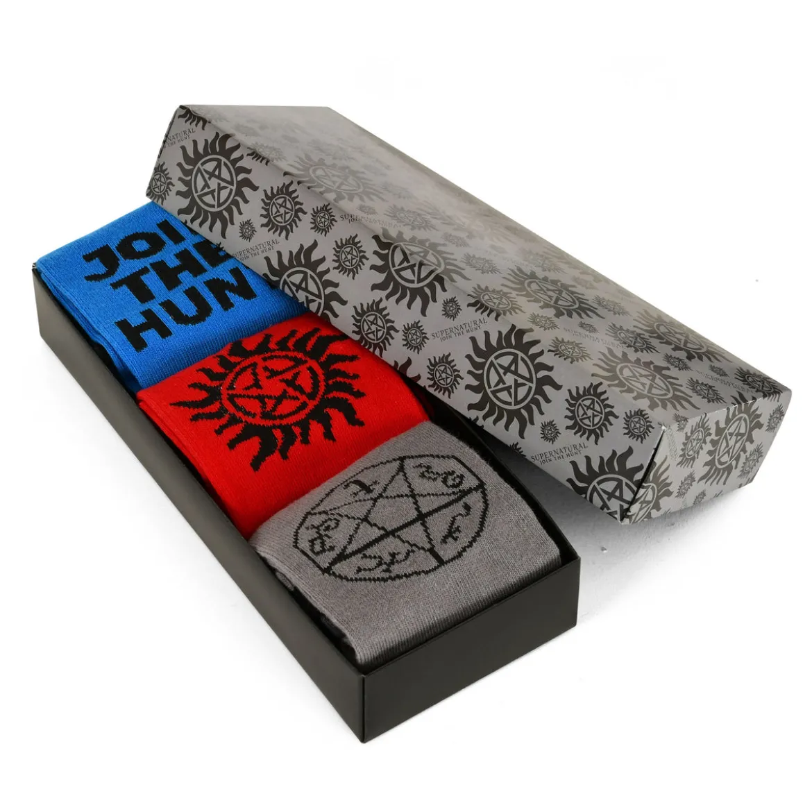 Supernatural Socken 3er Set in Geschenkbox