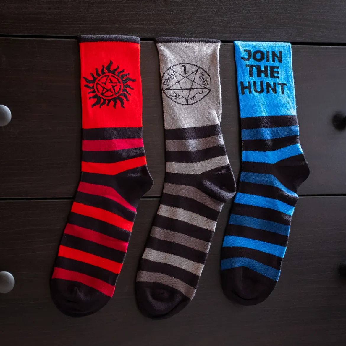 Supernatural Socken 3er Set in Geschenkbox