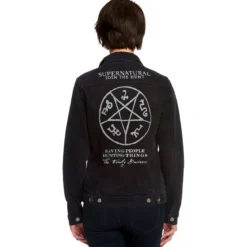 Supernatural - Teufelsfalle Jeansjacke Damen schwarz