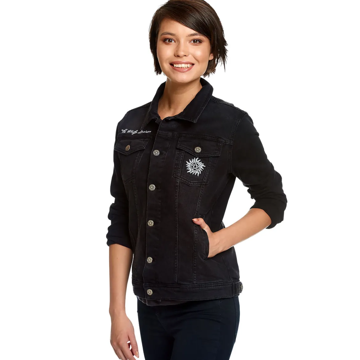 Supernatural - Teufelsfalle Jeansjacke Damen schwarz
