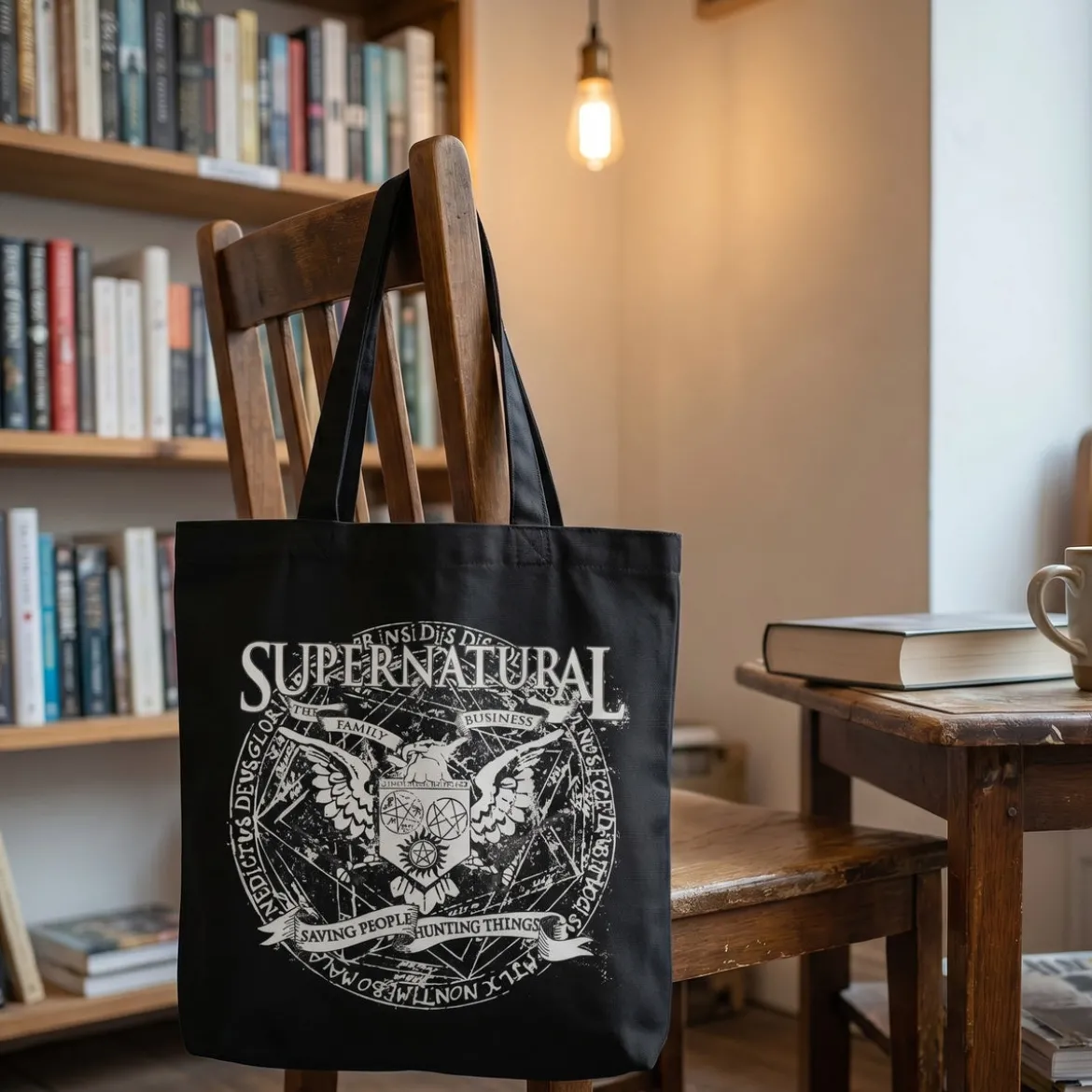 Supernatural - Winchester Family Business Jutebeutel