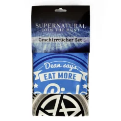 Supernatural - Winchester Hunt Geschirrtücher Set