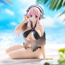 Super Sonico - Noodle Stopper Figur Swimsuit Black Color Version