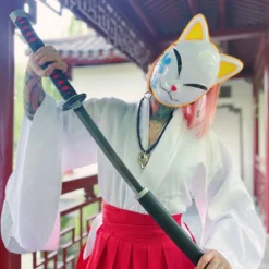 Tanjiro Kamado Katana Replik mit Scheide für Demon Slayer Fans