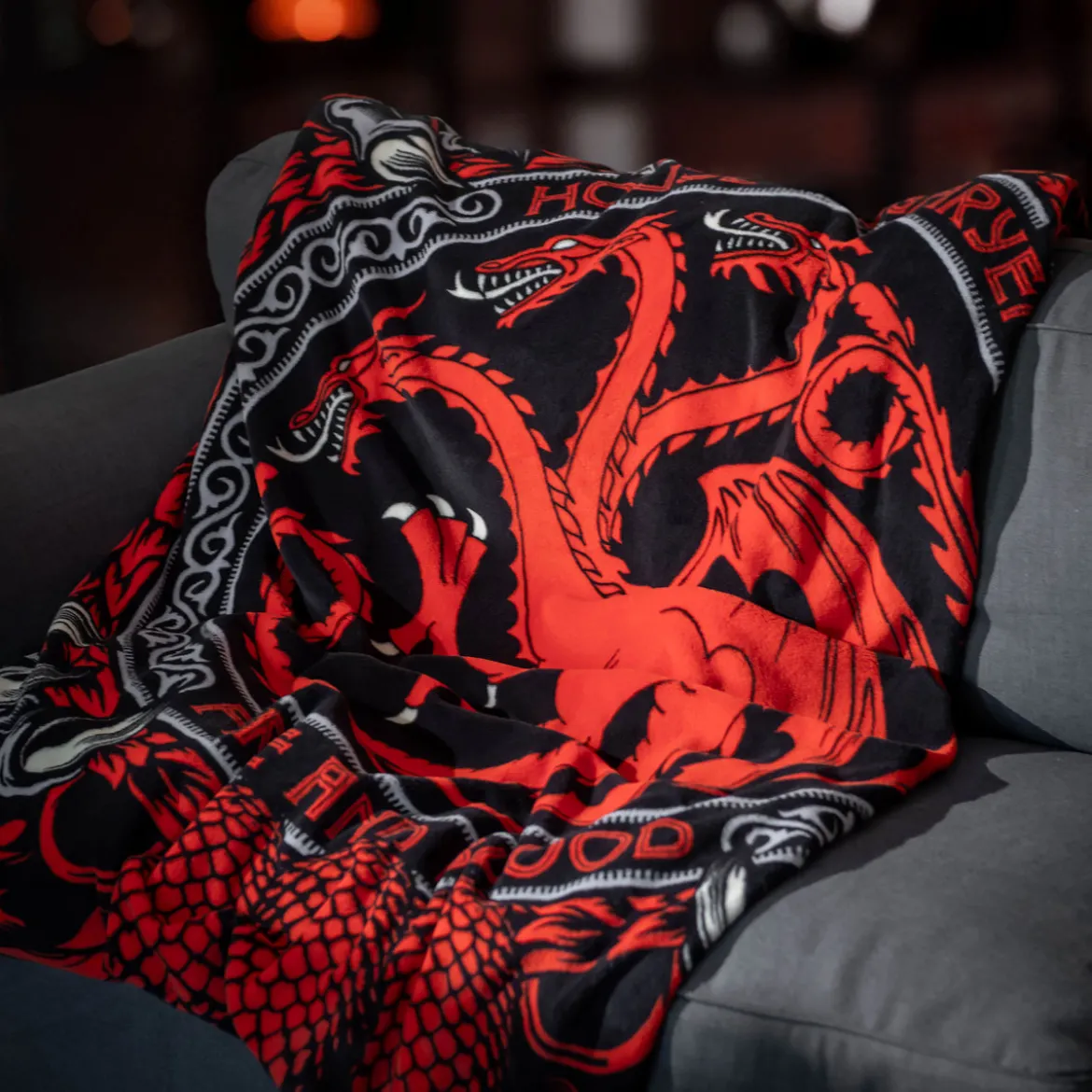 Targaryen Wappen Flauschdecke - Game of Thrones