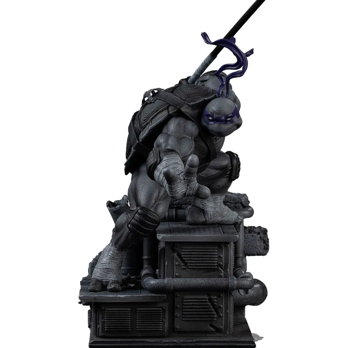 Teenage Mutant Ninja Turtles Art Scale Statue 1/10 Donatello Black and White Variant 26 cm heo exclusive