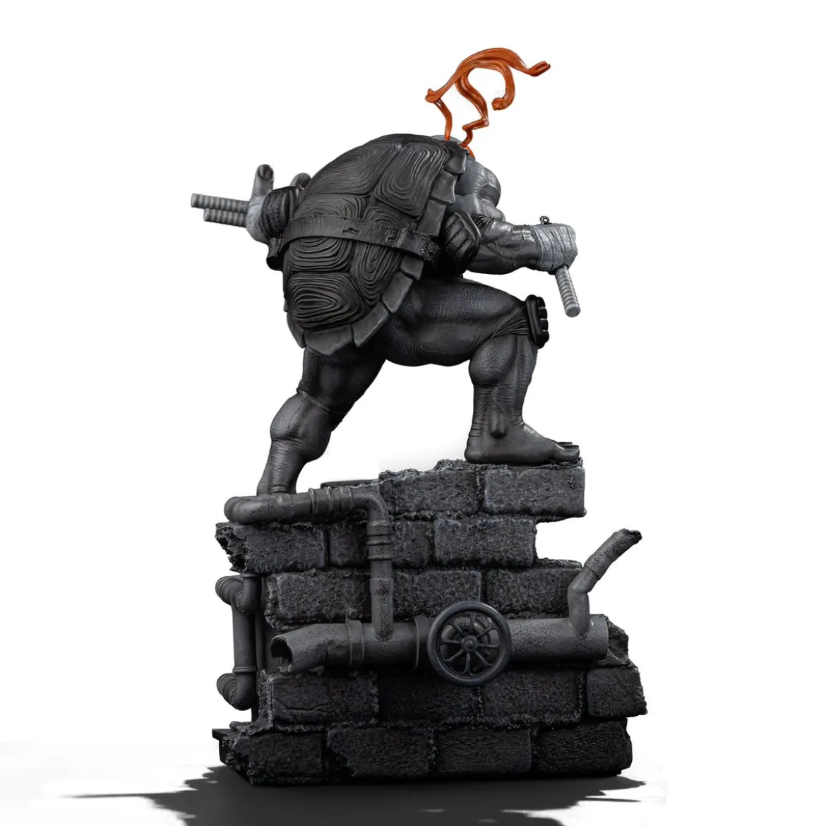 Teenage Mutant Ninja Turtles Art Scale Statue 1/10 Michelangelo Black and White Variant 26 cm heo exclusive
