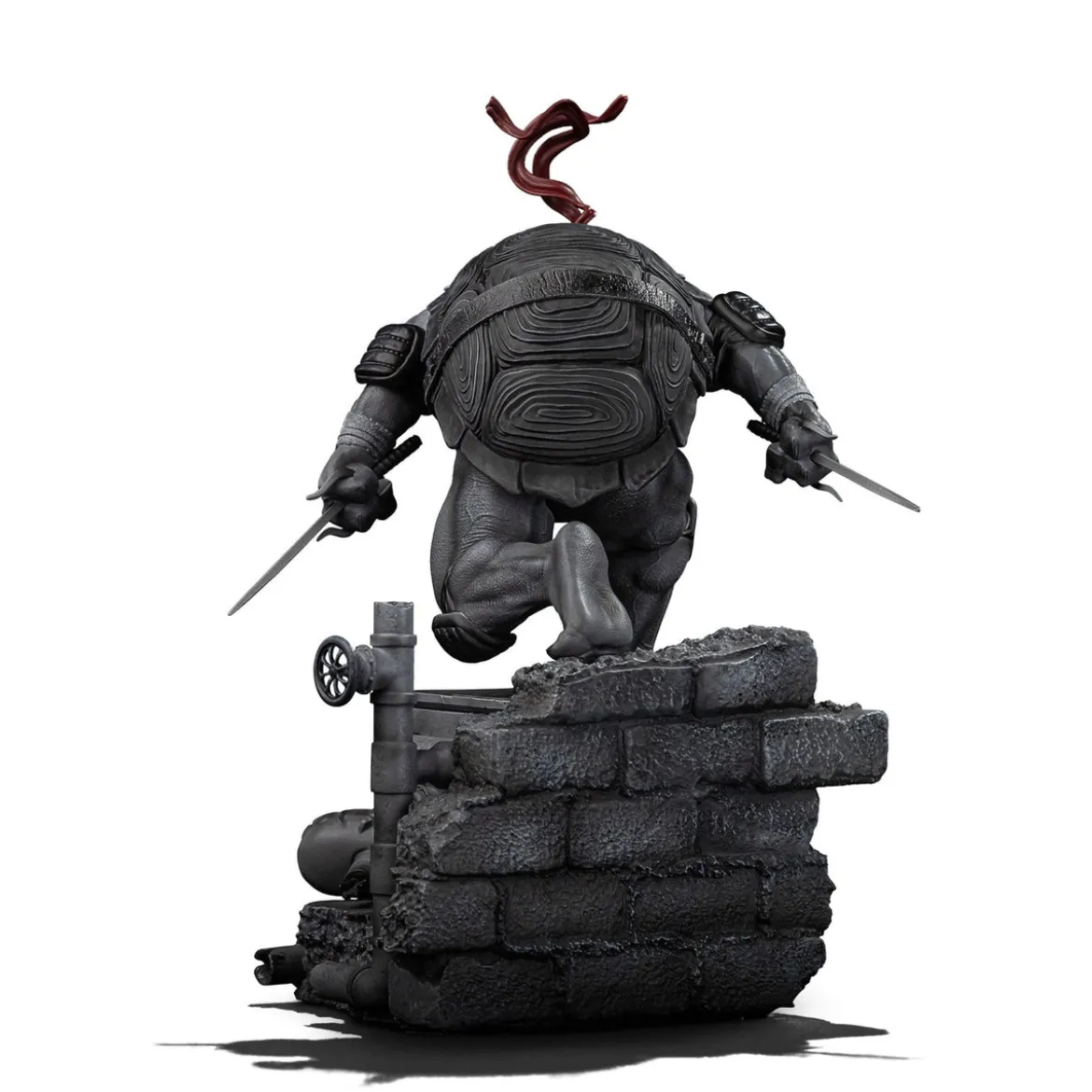 Teenage Mutant Ninja Turtles Art Scale Statue 1/10 Raphael Black and White Variant 26 cm heo exclusive