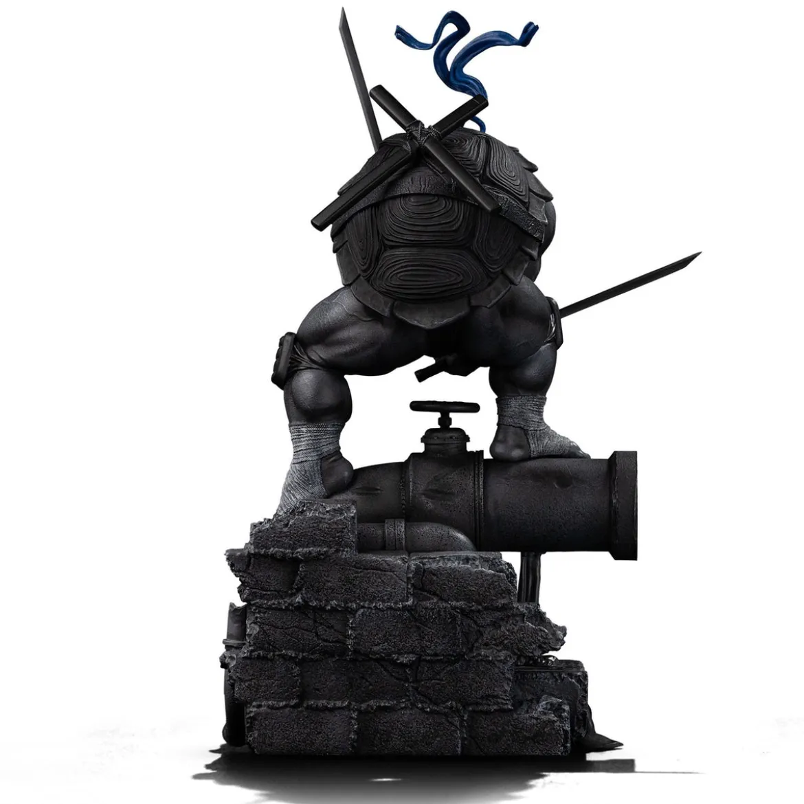 Teenage Mutant Ninja Turtles Art Scale Statue 1/10 Leonardo Black and White Variant 26 cm heo exclusive