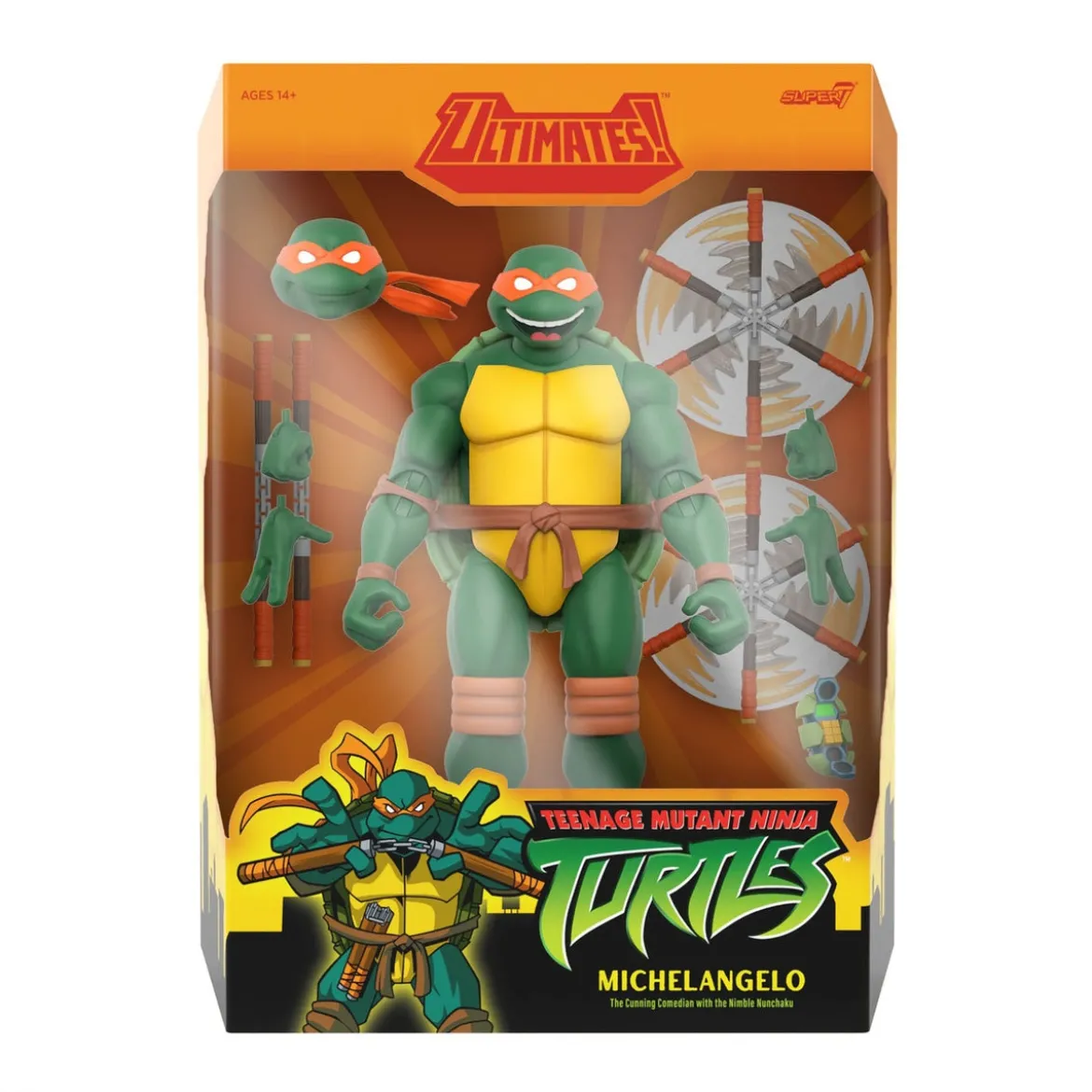 Teenage Mutant Ninja Turtles Ultimates Actionfigur Wave 12 Michelangelo 18 cm