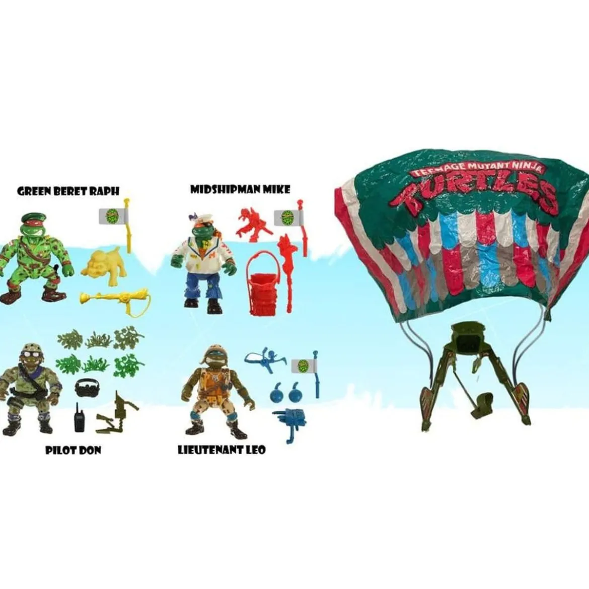 Teenage Mutant Ninja Turtles Classic Actionfiguren 4er-Pack