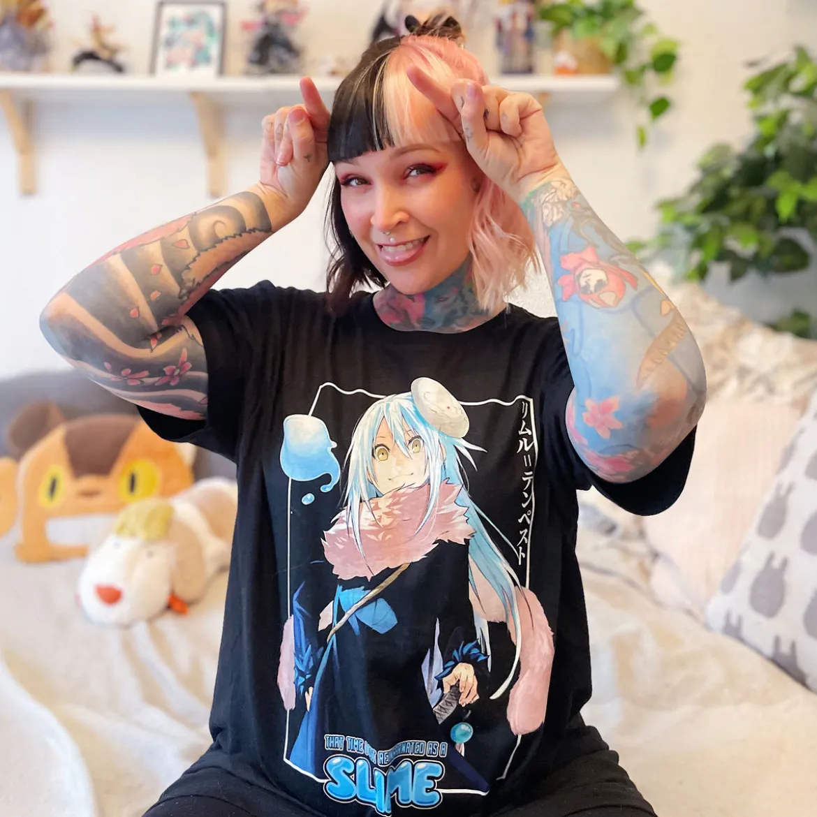 TenSura - Rimuru Poster T-Shirt schwarz