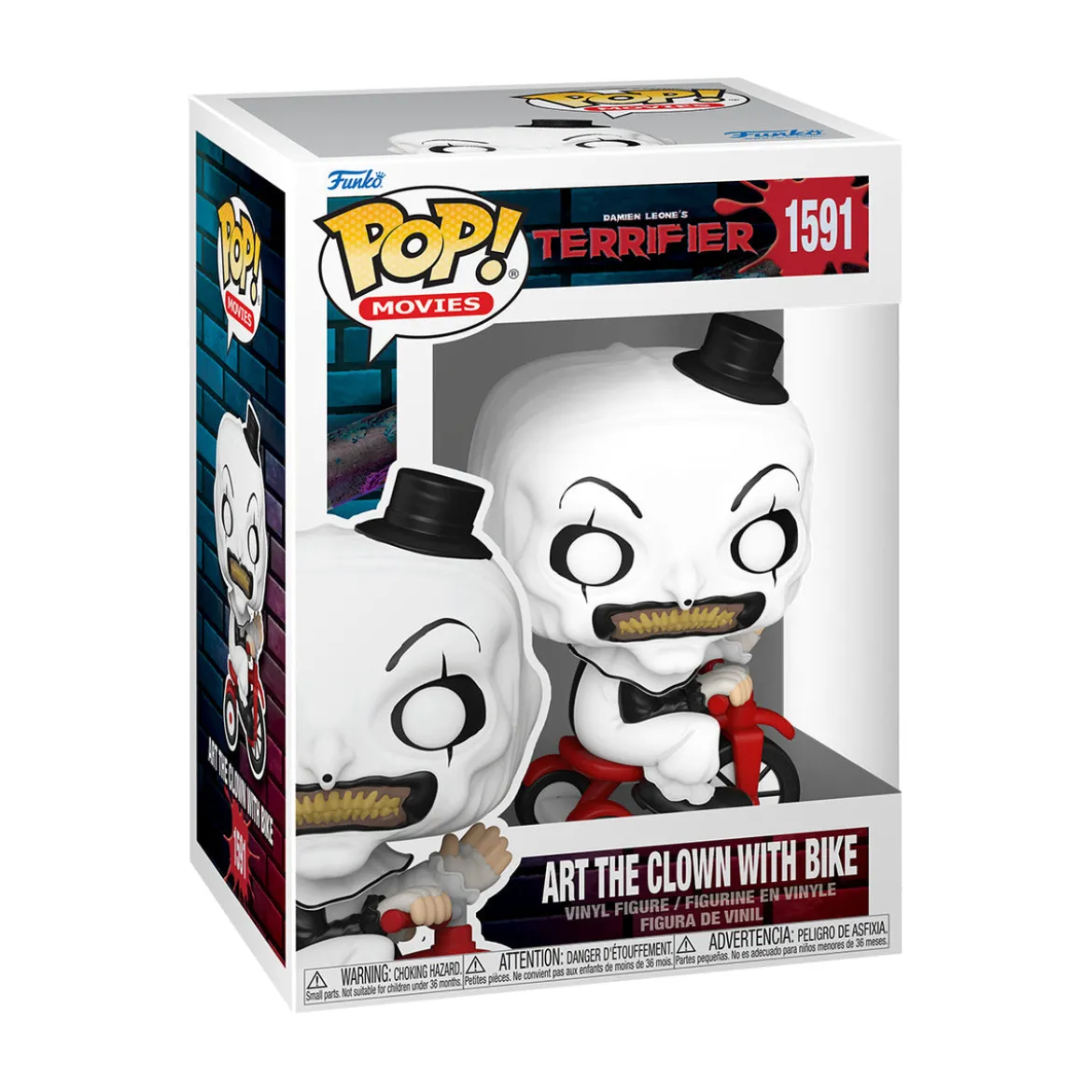 Terrifier - Art the Clown mit Fahrrad Funko Pop Figur
