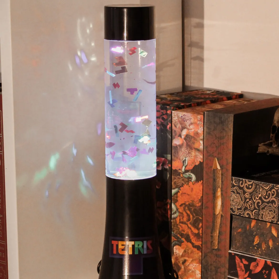 Tetris Glitter Flow Lampe