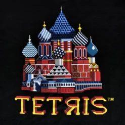 Tetris - Red Square Title Screen T-Shirt schwarz