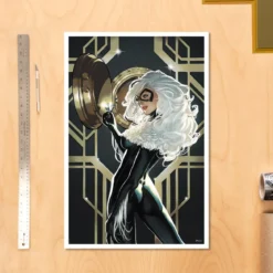 The Amazing Spider-Man Kunstdruck Cosmic Black Cat 61 x 41 cm - ungerahmt