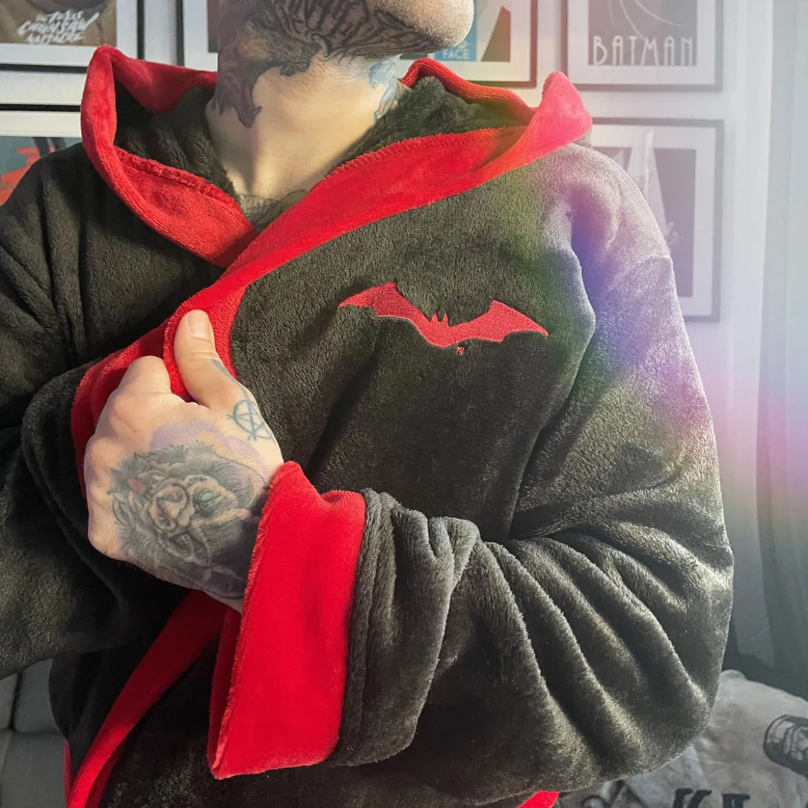 The Batman - Logo Bademantel