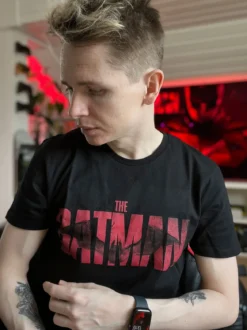 The Batman Logo T-Shirt schwarz
