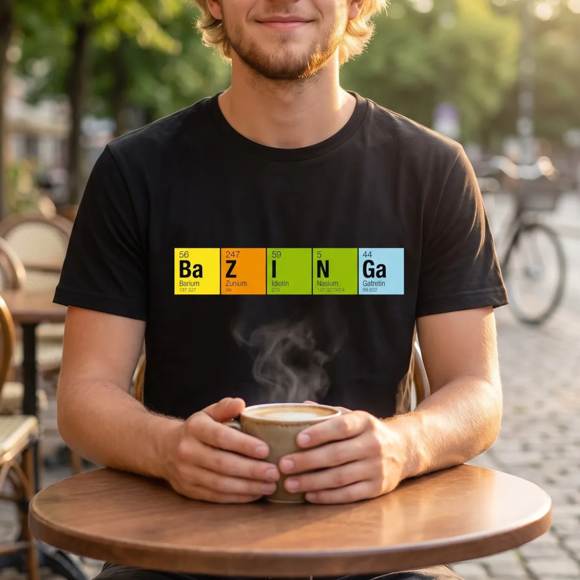 The Big Bang Theory - Periodic Bazinga Fan T-Shirt