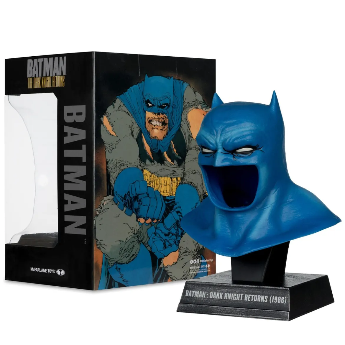 The Dark Knight Returns DC Direct Mini-Replik 1/3 Batman Maske 19 cm
