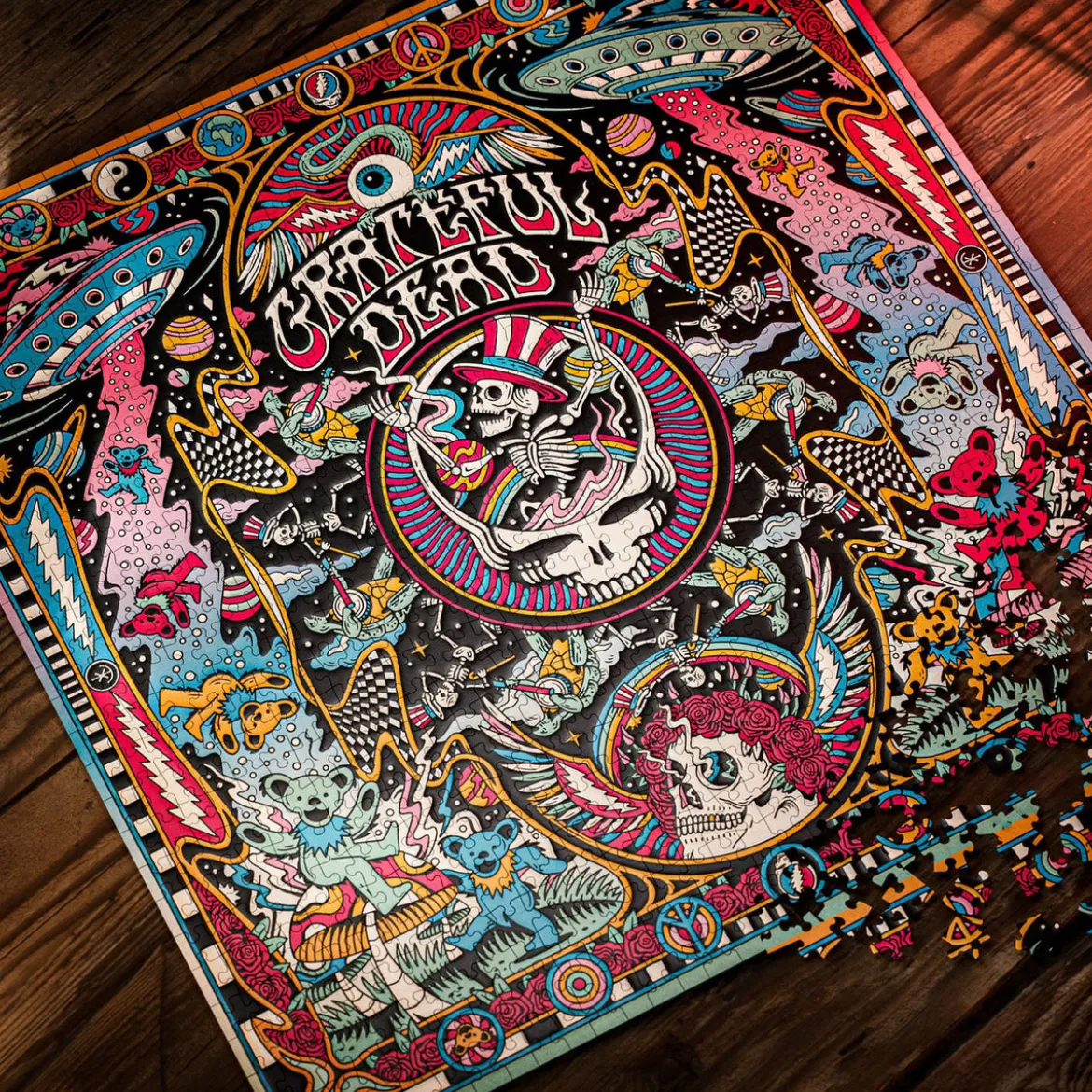 The Grateful Dead Multi-Dimensionales Puzzle (1000 Teile)