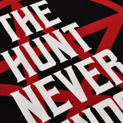 The Hunt Never Ends T-Shirt für Supernatural Fans schwarz