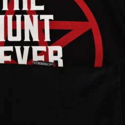 The Hunt Never Ends T-Shirt für Supernatural Fans schwarz