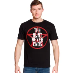 The Hunt Never Ends T-Shirt für Supernatural Fans schwarz