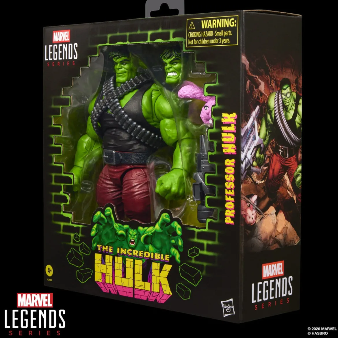 The Incredible Hulk Marvel Legends Actionfigur Professor