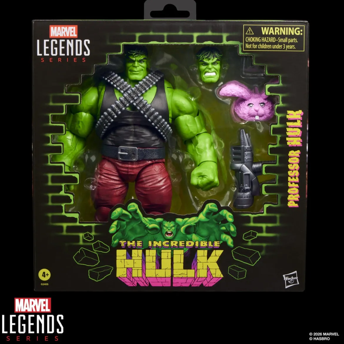 The Incredible Hulk Marvel Legends Actionfigur Professor