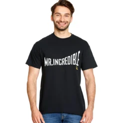 The Incredibles - Mr. Incredible Logo T-Shirt schwarz