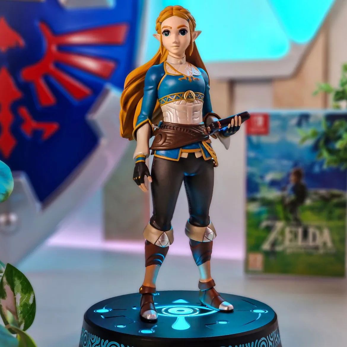 The Legend of Zelda - Breath of the Wild Zelda Statue Collector's Edition mit Leuchtfunktion