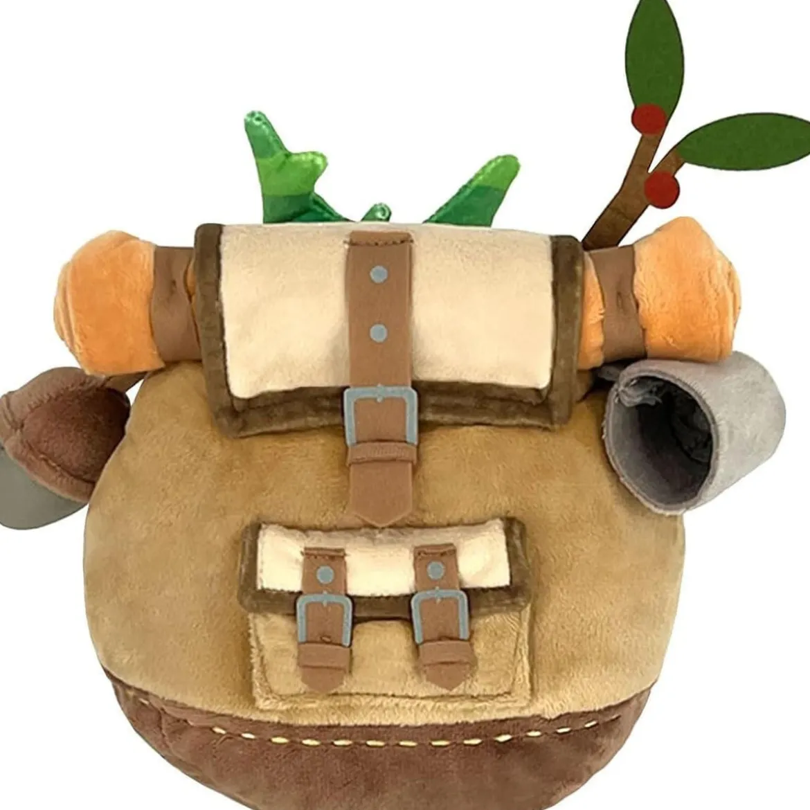 The Legend of Zelda: Tears of the Kingdom Plüschfigur ZP04 Korok with Backpack Brown 17 cm