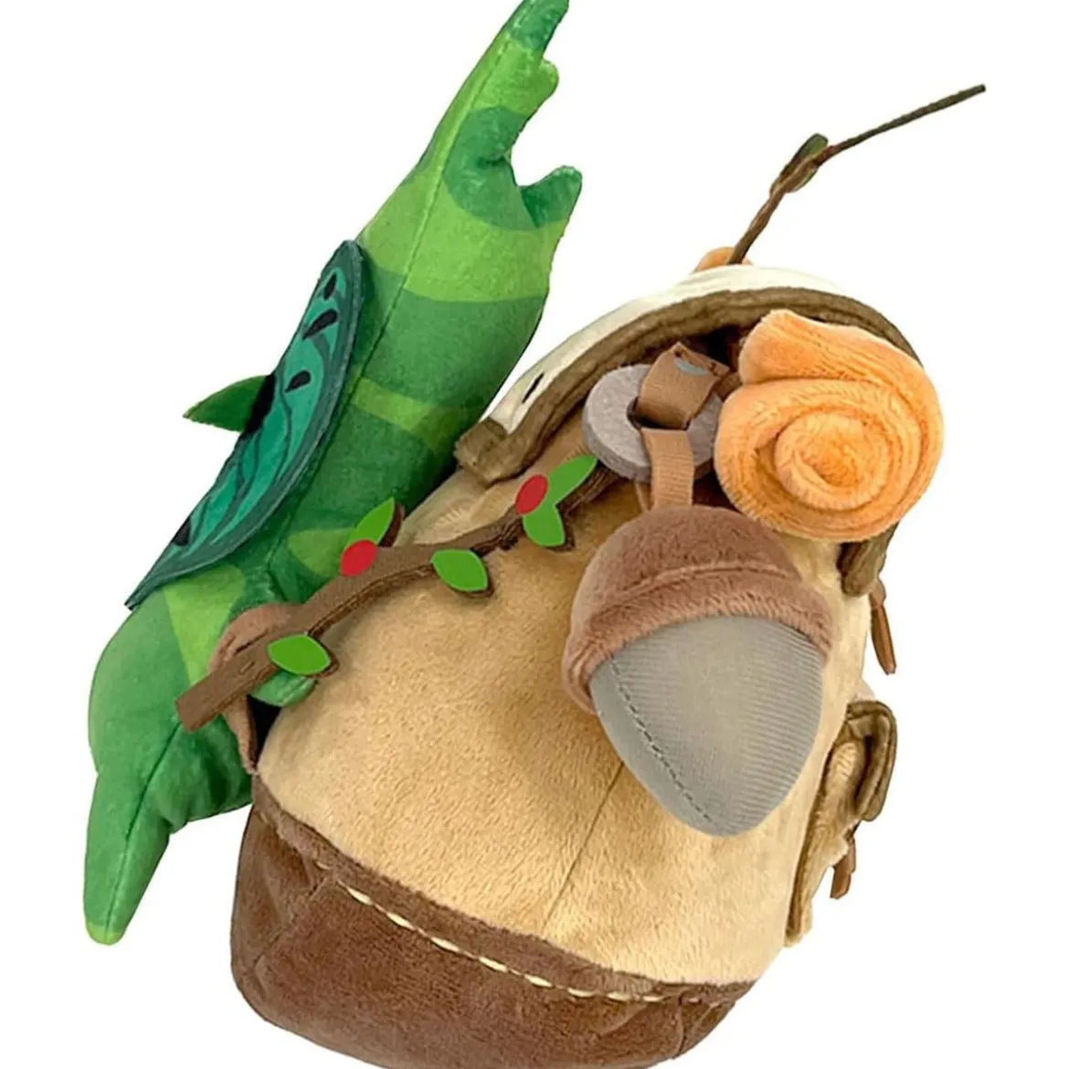 The Legend of Zelda: Tears of the Kingdom Plüschfigur ZP04 Korok with Backpack Brown 17 cm