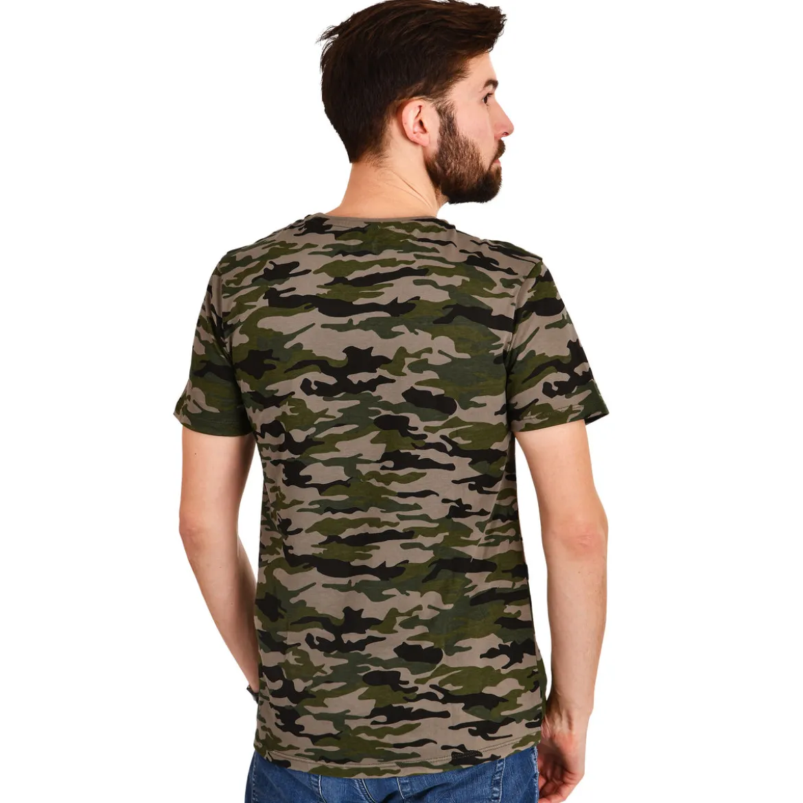 The Mandalorian Camouflage Logo T-Shirt - Star Wars