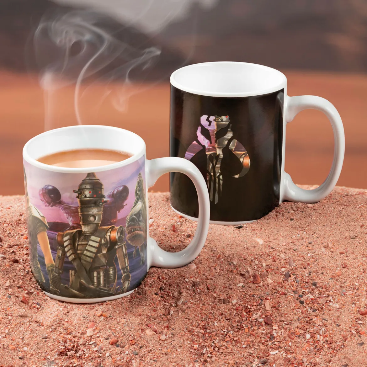 The Mandalorian Collage Thermoeffekt Tasse - Star Wars