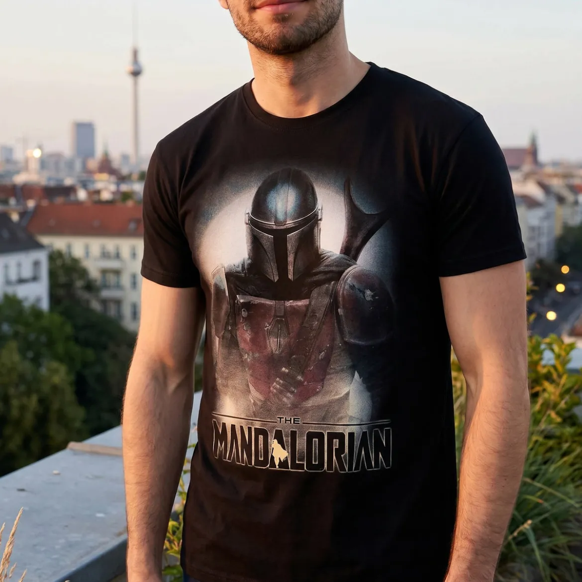 The Mandalorian Fighter T-Shirt schwarz - Star Wars