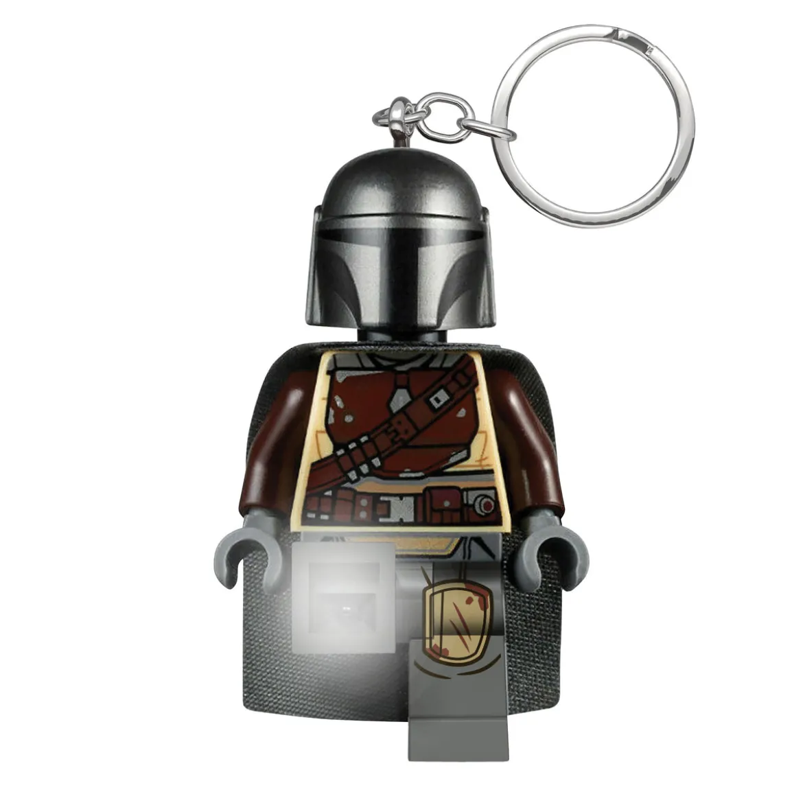 The Mandalorian LEGO Schlüsselanhänger mit Licht - Star Wars