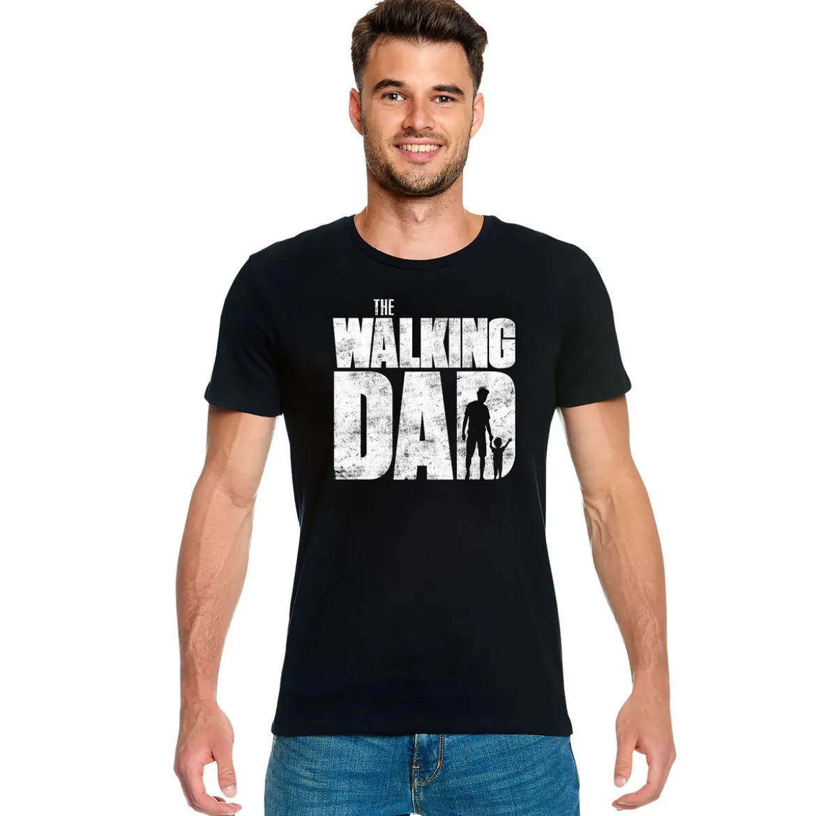 The Walking Dad T-Shirt für Walking Dead Fans schwarz