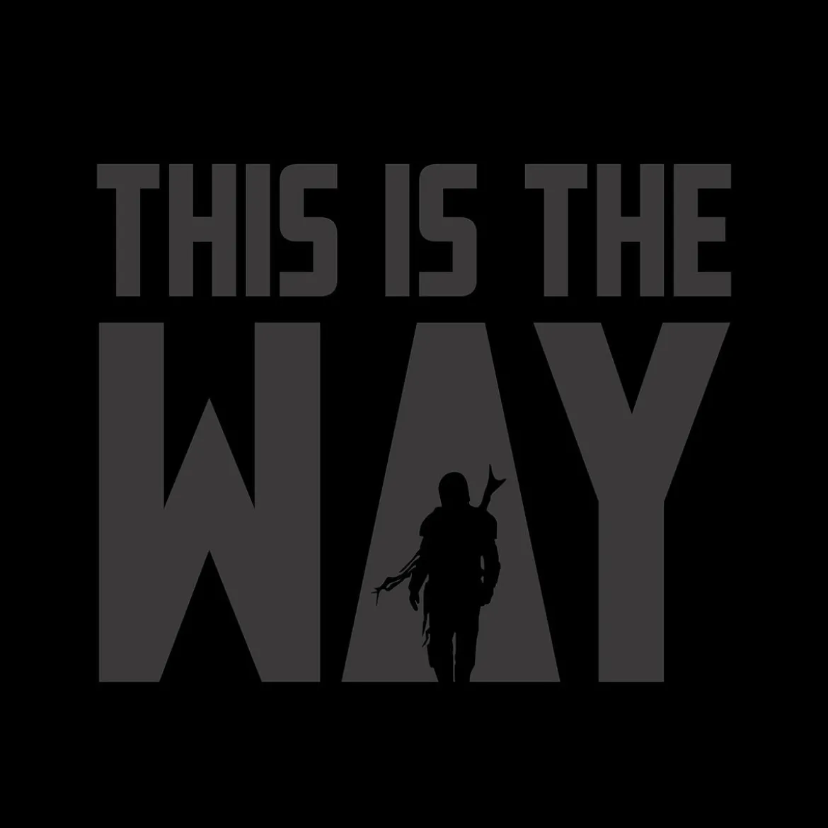 The Way T-Shirt für Star Wars Fans schwarz