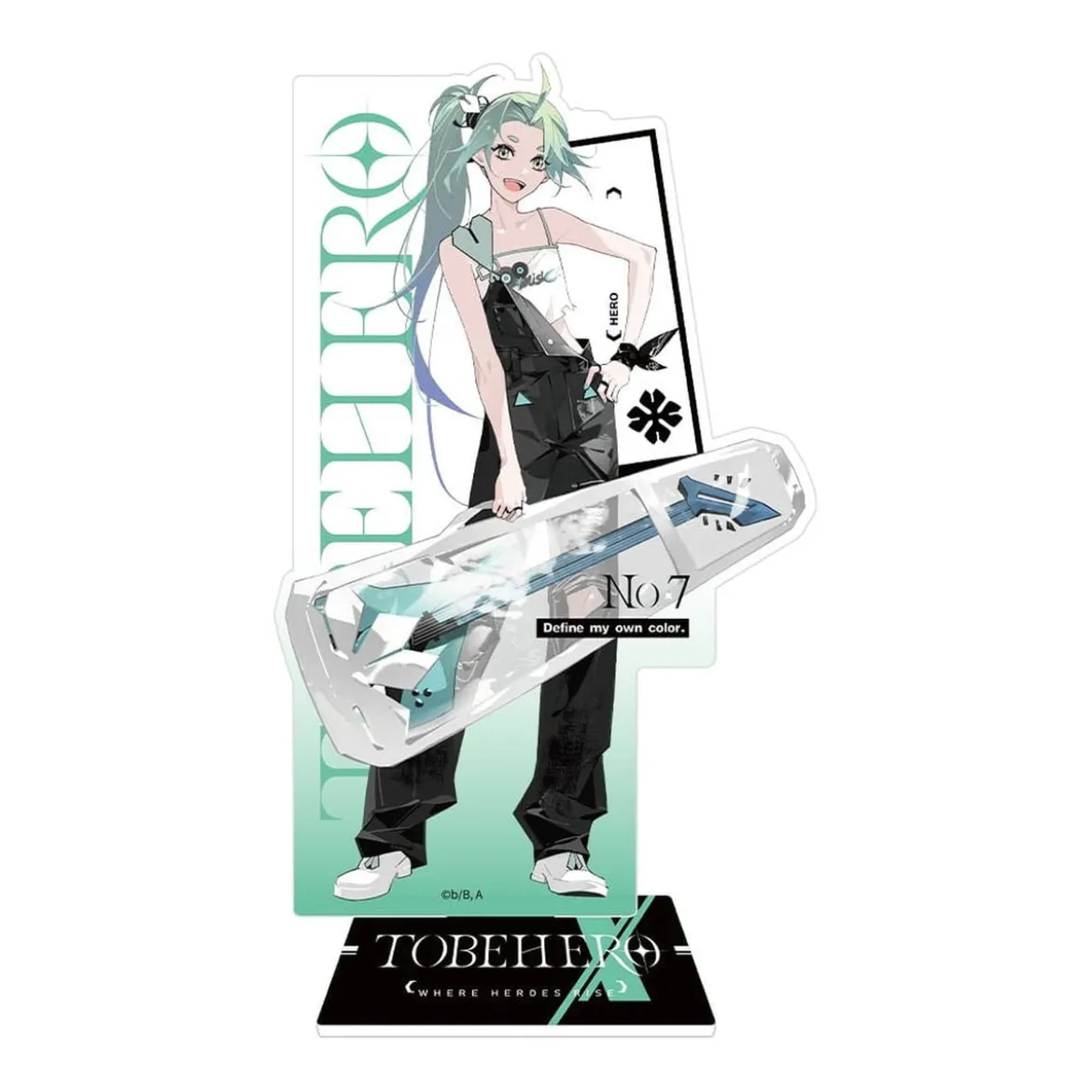 To Be Hero X Acryl-Aufsteller Hero Show Series Lucky Cyan 17 cm