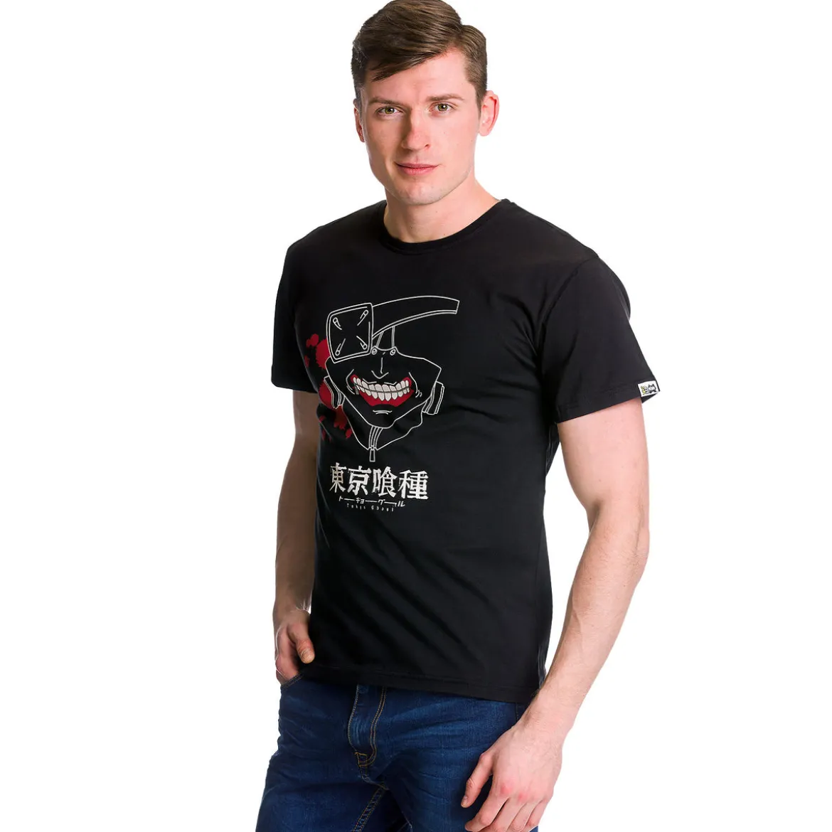 Tokyo Ghoul - Kaneki Mask T-Shirt schwarz