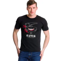 Tokyo Ghoul - Kaneki Mask T-Shirt schwarz