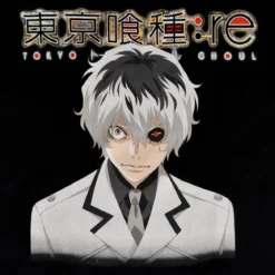Tokyo Ghoul - Ken Kaneki mit Kakugan T-Shirt schwarz