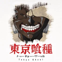 Tokyo Ghoul - Scraped Mask T-Shirt weiß