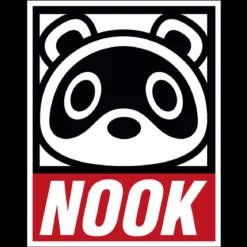 Tom Nook T-Shirt für Animal Crossing Fans schwarz