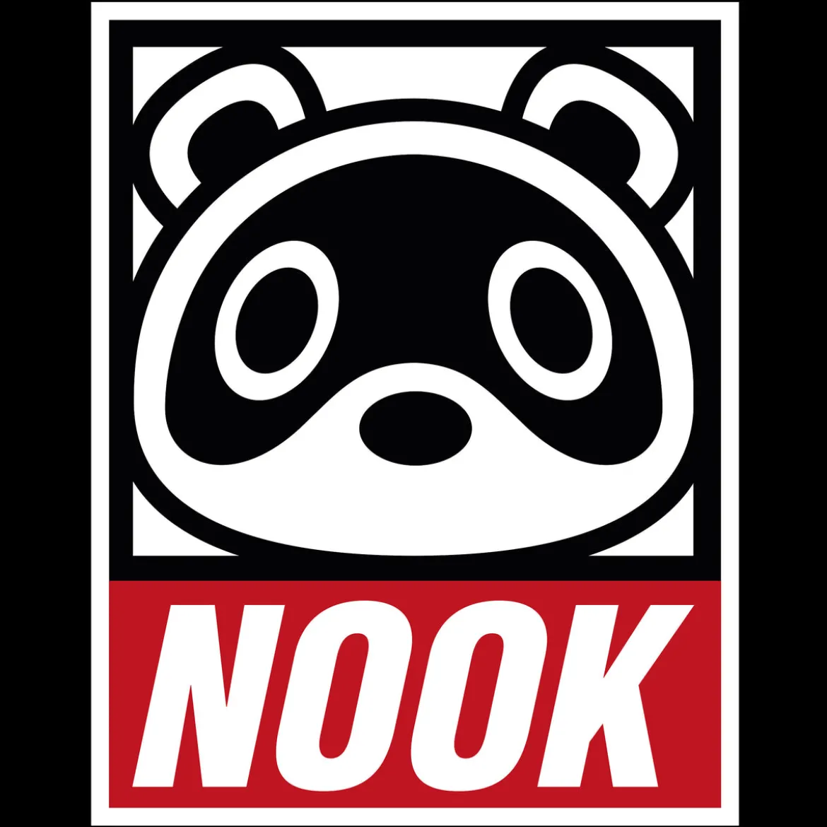 Tom Nook T-Shirt für Animal Crossing Fans schwarz