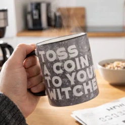 Toss a Coin Tasse für Witcher Fans