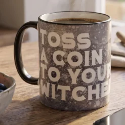 Toss a Coin Tasse für Witcher Fans