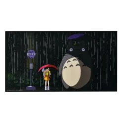 Totoro - Bus Stop Wandbild Holz